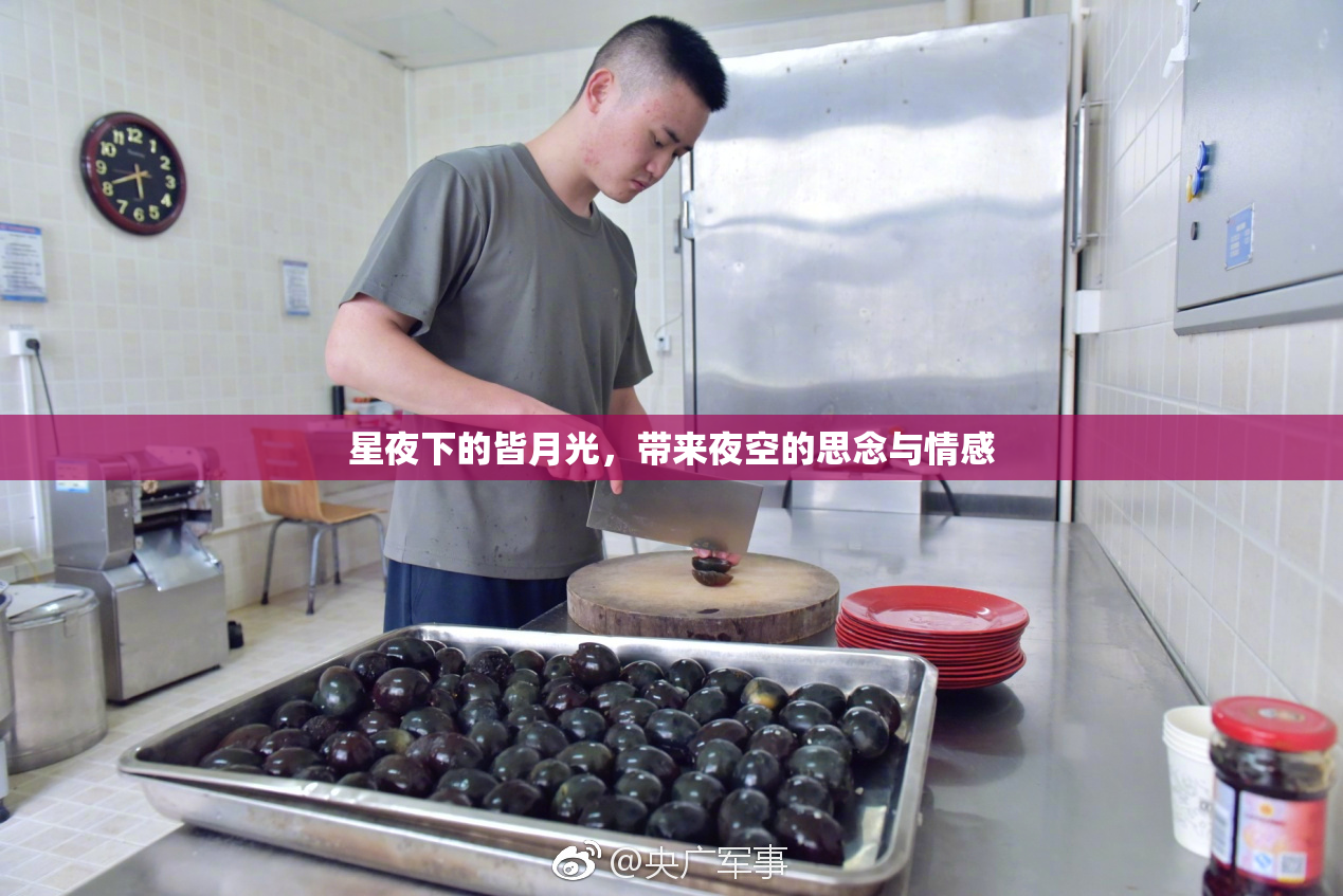 星夜下的皆月光，带来夜空的思念与情感