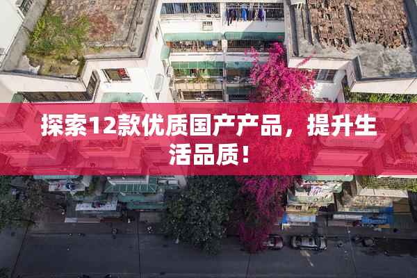 探索12款优质国产产品，提升生活品质！