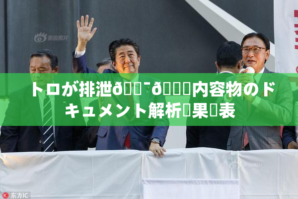 トロが排泄🔯👅内容物のドキュメント解析結果発表