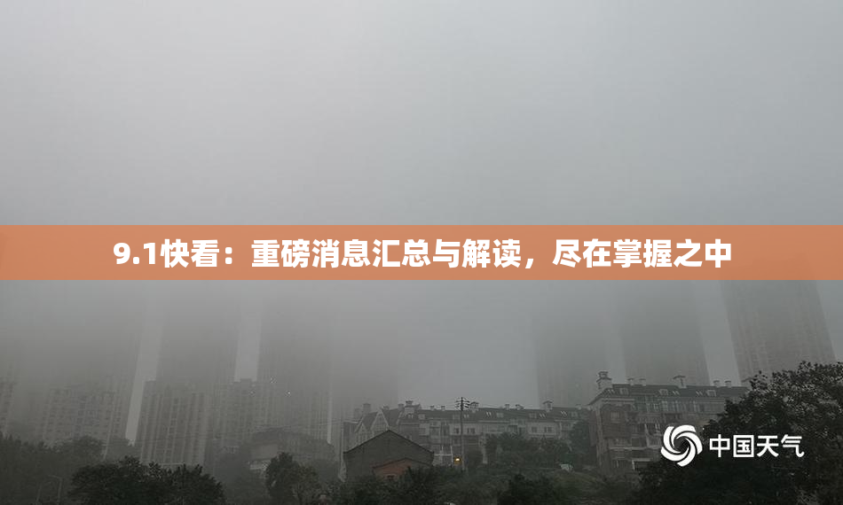 9.1快看：重磅消息汇总与解读，尽在掌握之中