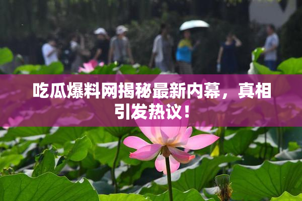 吃瓜爆料网揭秘最新内幕，真相引发热议！