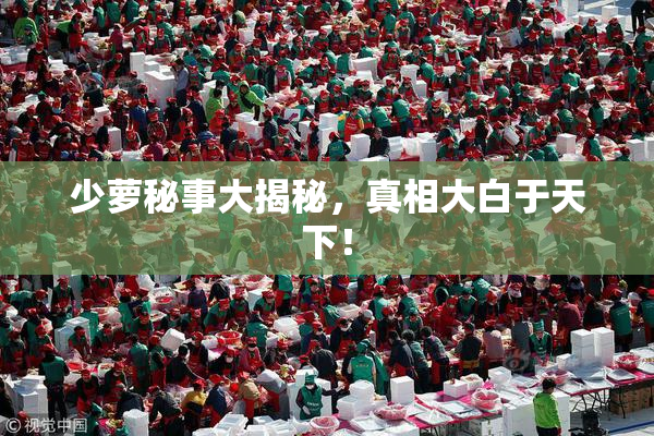 少萝秘事大揭秘，真相大白于天下！