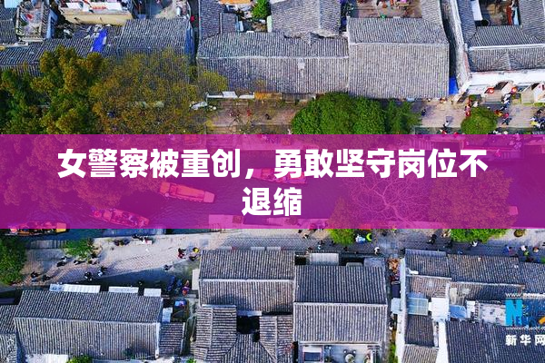 女警察被重创，勇敢坚守岗位不退缩