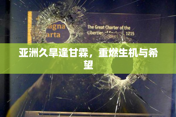 亚洲久旱逢甘霖，重燃生机与希望