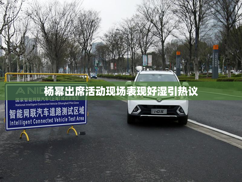 杨幂出席活动现场表现好湿引热议