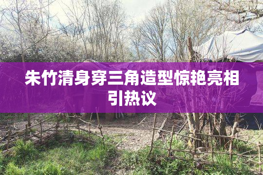 朱竹清身穿三角造型惊艳亮相引热议