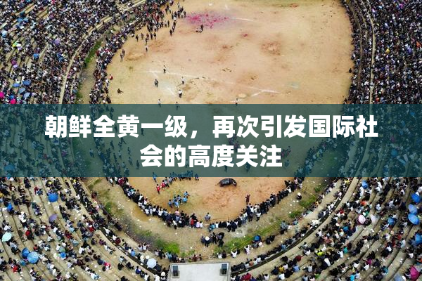 朝鲜全黄一级，再次引发国际社会的高度关注