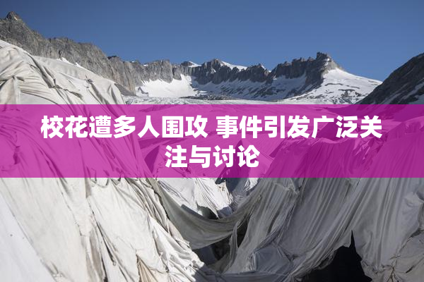 校花遭多人围攻 事件引发广泛关注与讨论