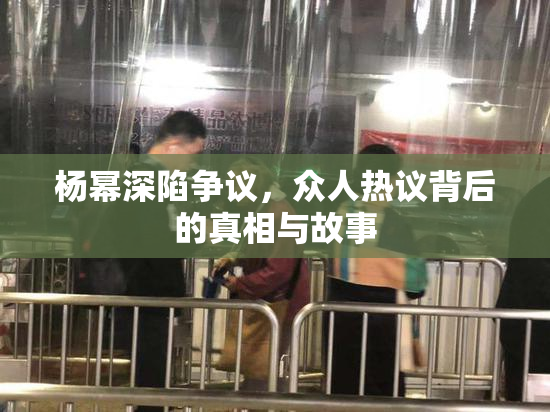 杨幂深陷争议，众人热议背后的真相与故事