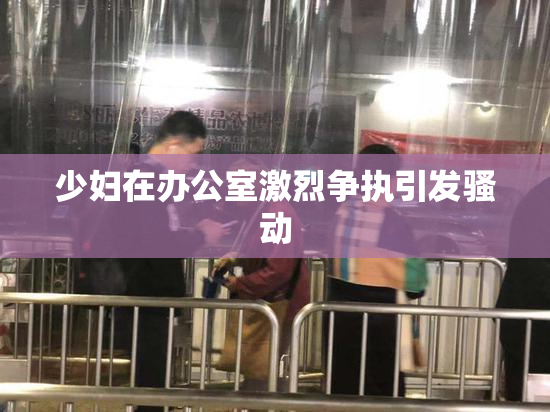 少妇在办公室激烈争执引发骚动