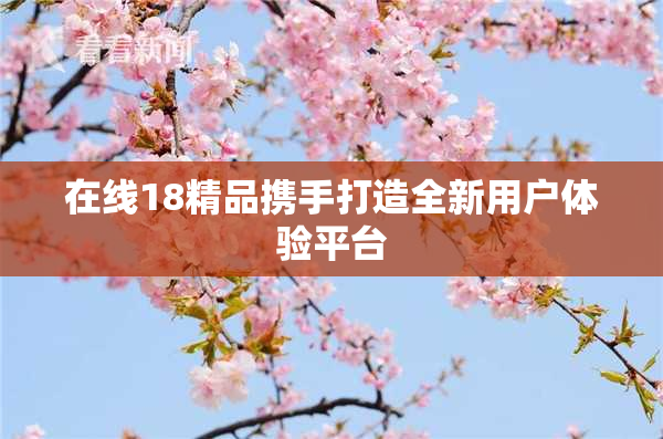 在线18精品携手打造全新用户体验平台