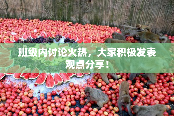 班级内讨论火热，大家积极发表观点分享！