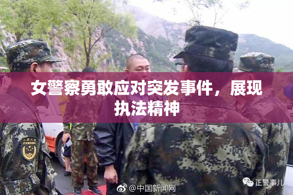 女警察勇敢应对突发事件，展现执法精神