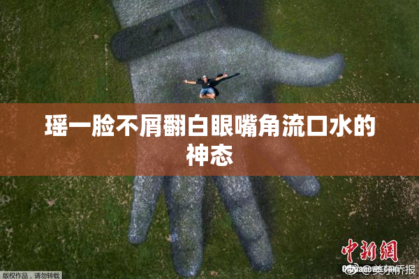 瑶一脸不屑翻白眼嘴角流口水的神态