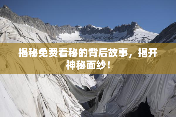 揭秘免费看秘的背后故事，揭开神秘面纱！