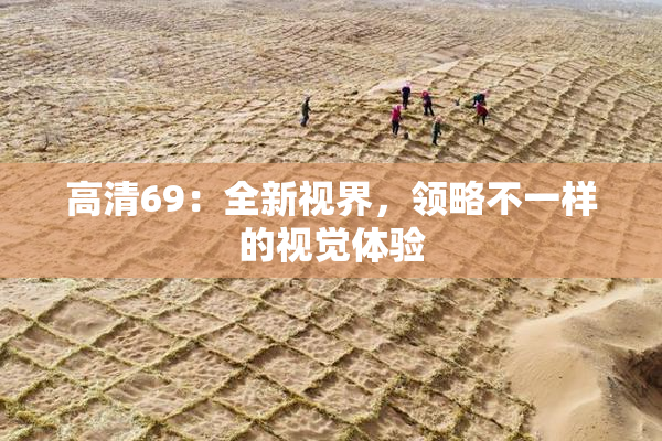 高清69：全新视界，领略不一样的视觉体验