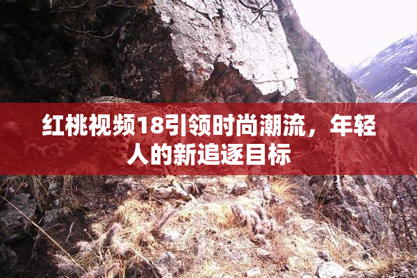 红桃视频18引领时尚潮流，年轻人的新追逐目标