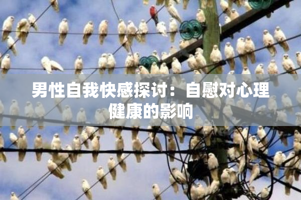 男性自我快感探讨：自慰对心理健康的影响