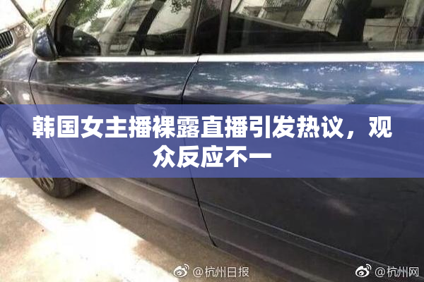 韩国女主播裸露直播引发热议，观众反应不一