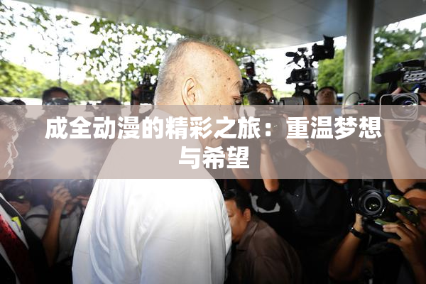 成全动漫的精彩之旅：重温梦想与希望