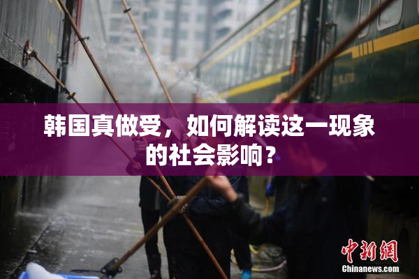 韩国真做受，如何解读这一现象的社会影响？