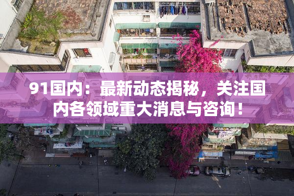 91国内：最新动态揭秘，关注国内各领域重大消息与咨询！
