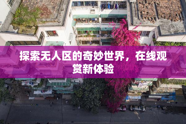 探索无人区的奇妙世界，在线观赏新体验