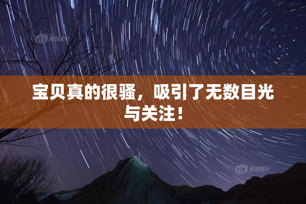 宝贝真的很骚，吸引了无数目光与关注！
