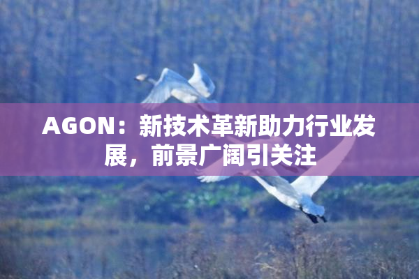 AGON：新技术革新助力行业发展，前景广阔引关注