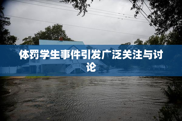 体罚学生事件引发广泛关注与讨论