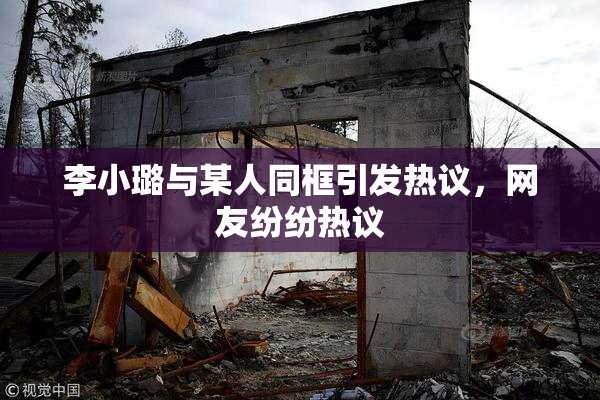 李小璐与某人同框引发热议，网友纷纷热议
