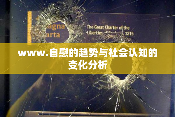 www.自慰的趋势与社会认知的变化分析