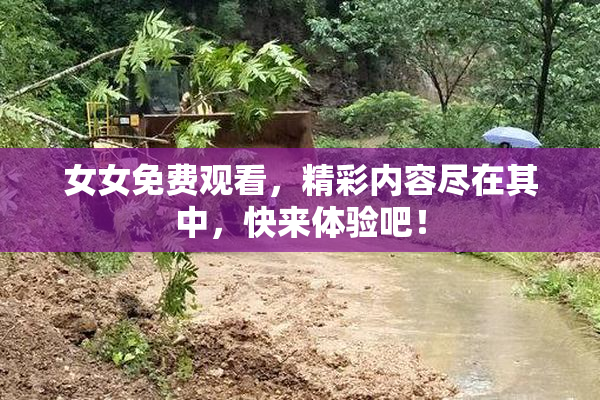 女女免费观看，精彩内容尽在其中，快来体验吧！