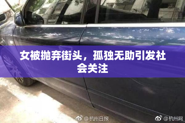 女被抛弃街头，孤独无助引发社会关注