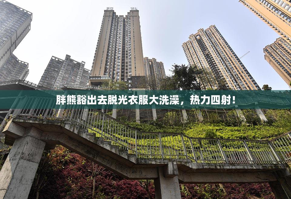 胖熊豁出去脱光衣服大洗澡，热力四射！