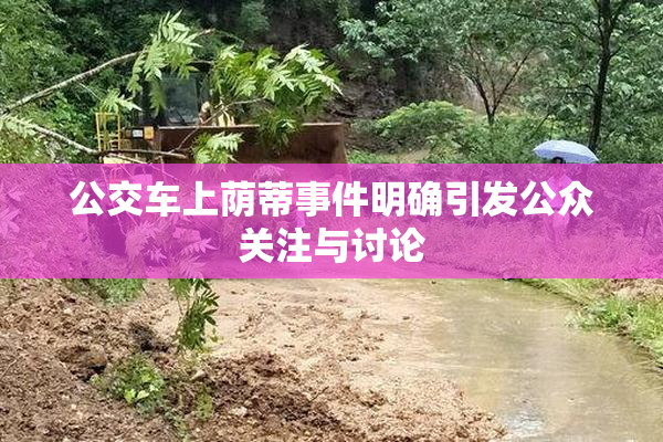 公交车上荫蒂事件明确引发公众关注与讨论