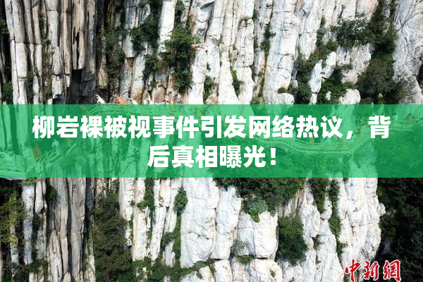 柳岩裸被视事件引发网络热议，背后真相曝光！