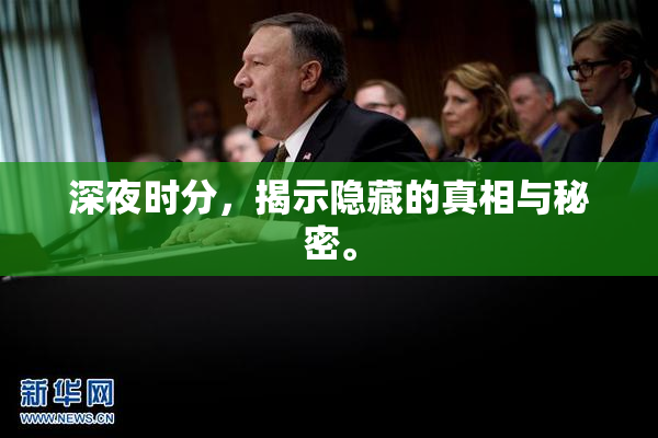 深夜时分，揭示隐藏的真相与秘密。