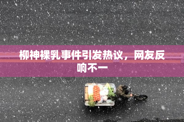 柳神裸乳事件引发热议，网友反响不一