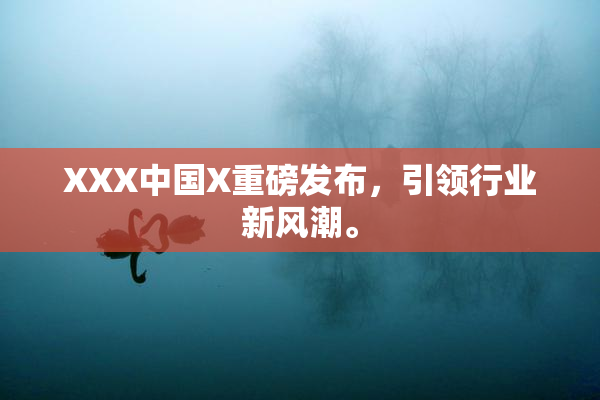 XXX中国X重磅发布，引领行业新风潮。