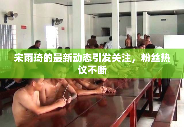 宋雨琦的最新动态引发关注，粉丝热议不断