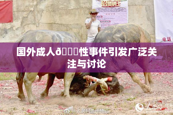 国外成人🔞性事件引发广泛关注与讨论