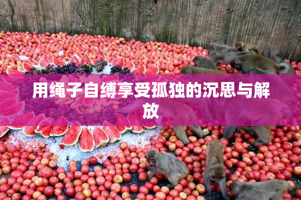 用绳子自缚享受孤独的沉思与解放