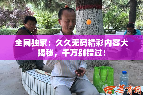 全网独家：久久无码精彩内容大揭秘，千万别错过！
