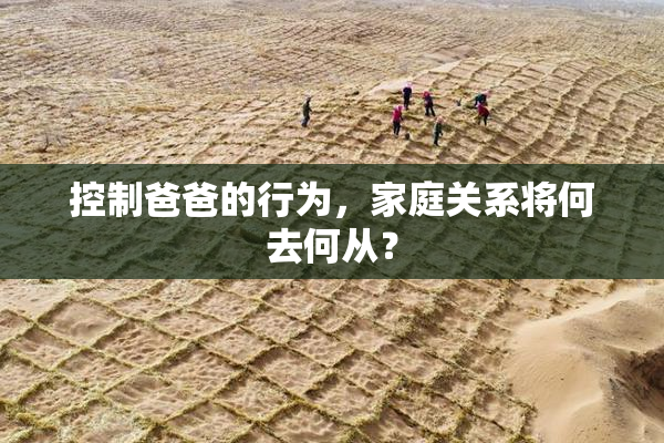 控制爸爸的行为，家庭关系将何去何从？