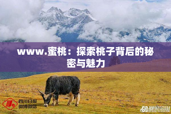 www.蜜桃：探索桃子背后的秘密与魅力