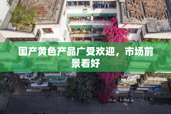 国产黄色产品广受欢迎，市场前景看好