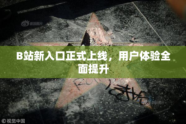 B站新入口正式上线，用户体验全面提升