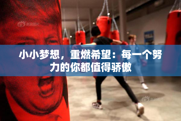 小小梦想，重燃希望：每一个努力的你都值得骄傲