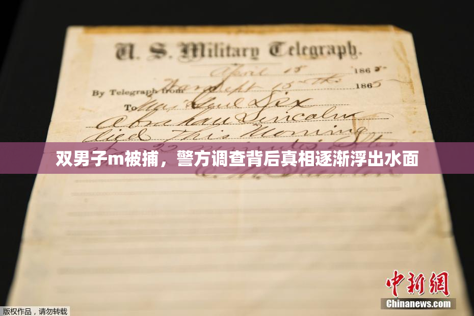 双男子m被捕，警方调查背后真相逐渐浮出水面